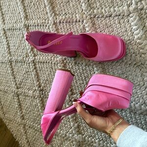 Pink Platform Heels